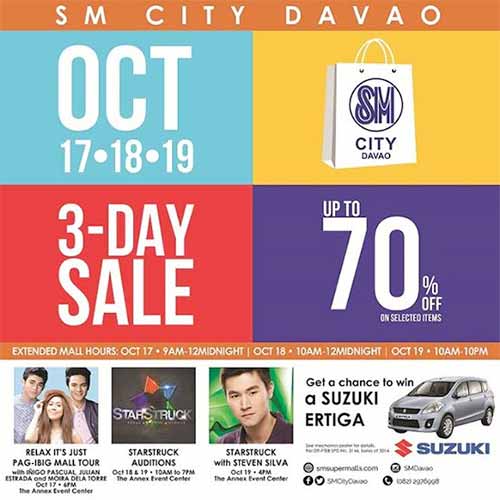 SM City Davao 3 Days Sale