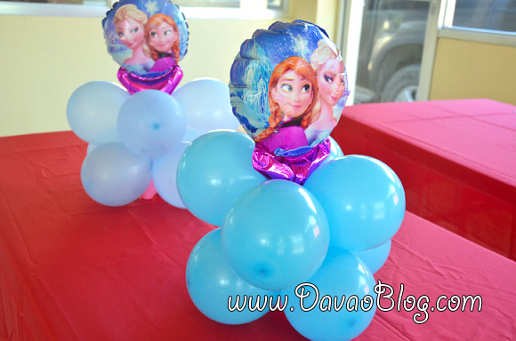 How to make a simple Center Table Frozen Balloon for Birthday or any Parties