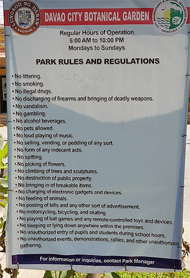 Botanical-Garden-Marfori-Heights-Davao-City-life-is-here-park-rules
