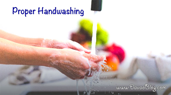 Proper handwashing as prevention in spreading virus